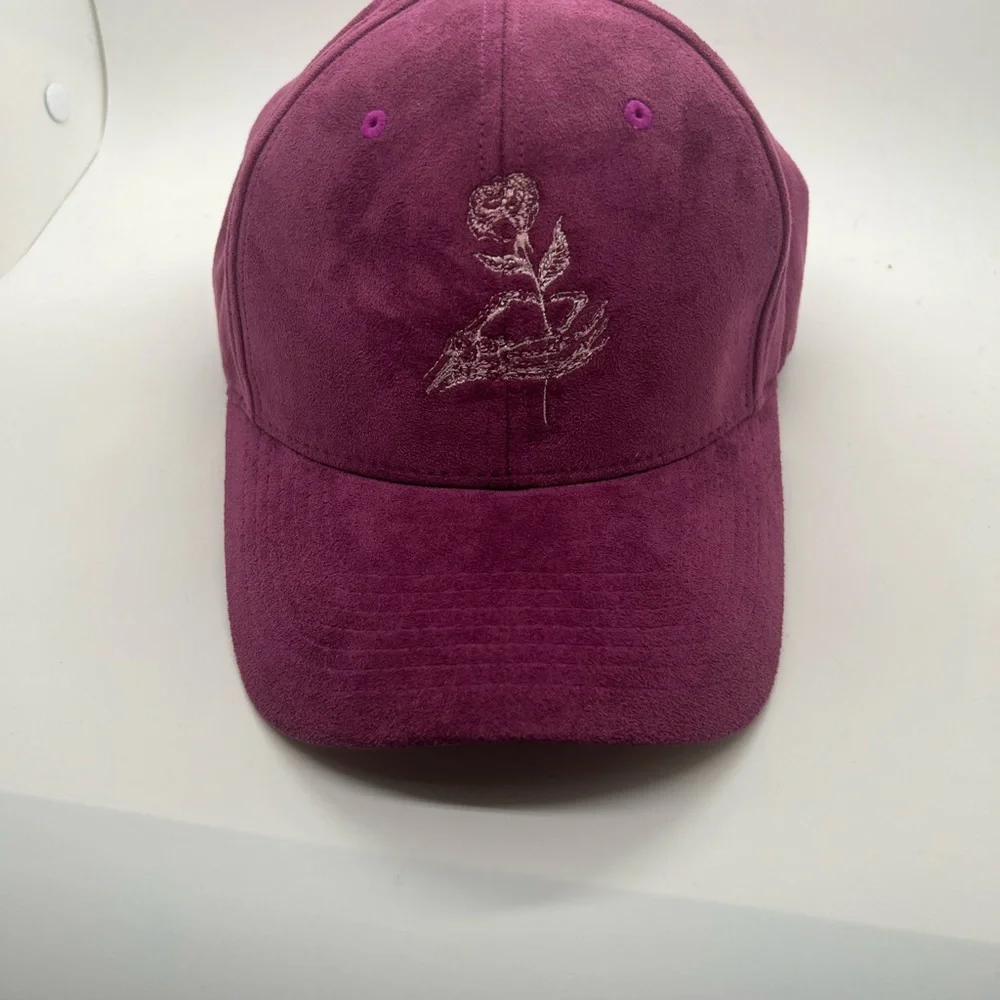 Embroidered Purple Cap